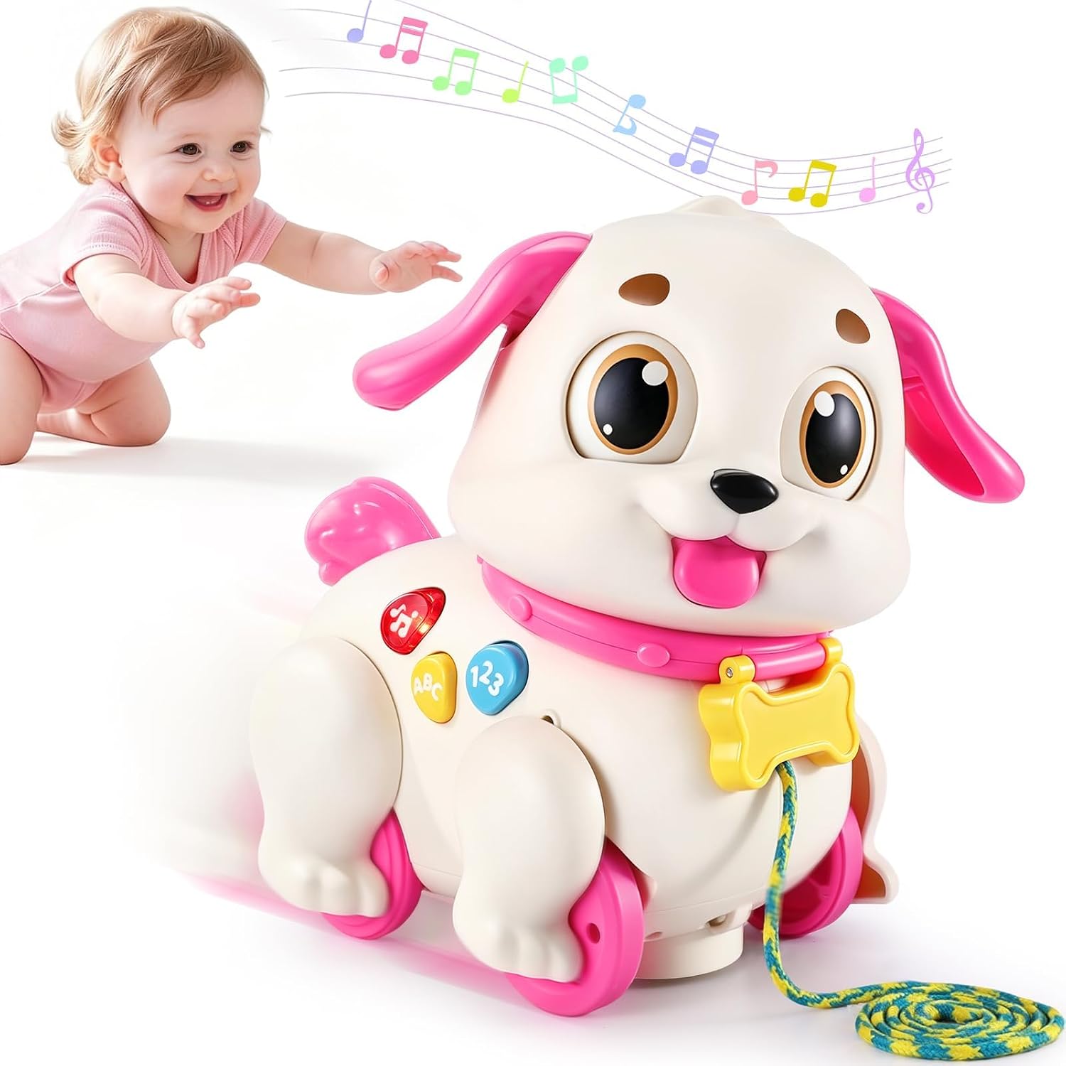 Detalle de Yunaking Musical Puppy Toy in ABS