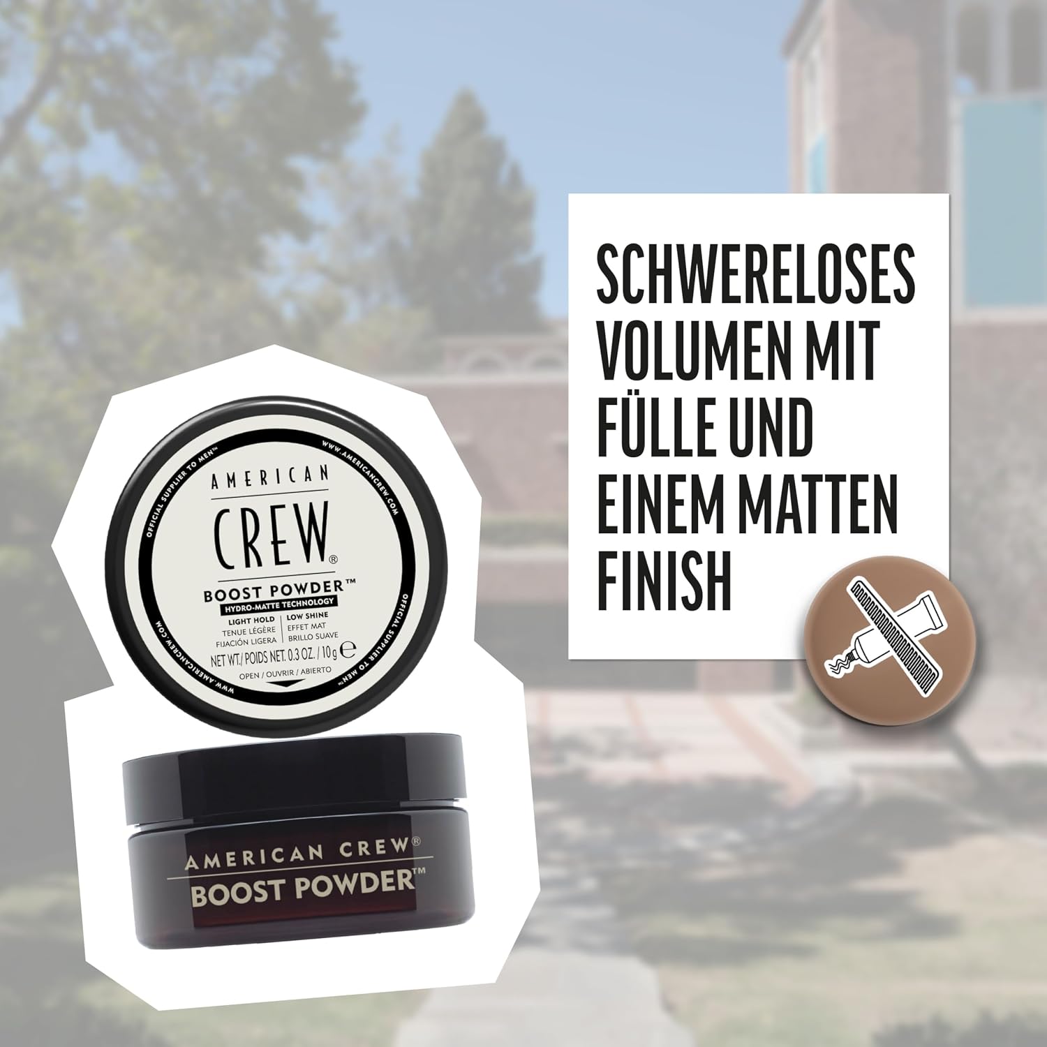 Thumbnail 3 de AMERICAN CREW Classic Boost Powder – 10 g: Stylingpuder für mehr Volumen und mattes Finish