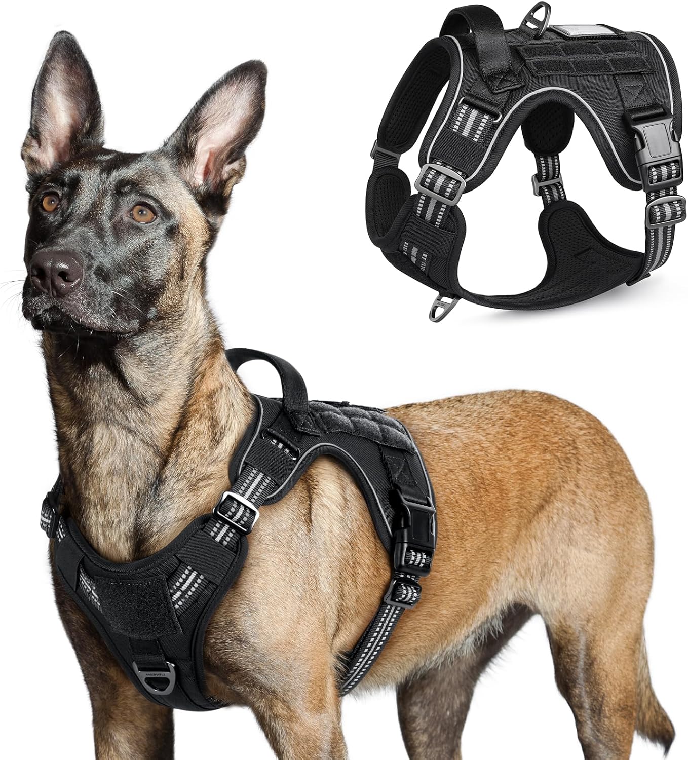 rabbitgoo Harnais Chien Anti Traction L 56-94 cm