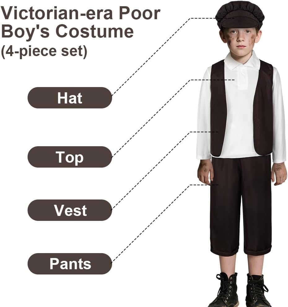 Thumbnail 3 de DiULi Victorian Boy 4 Piece Set