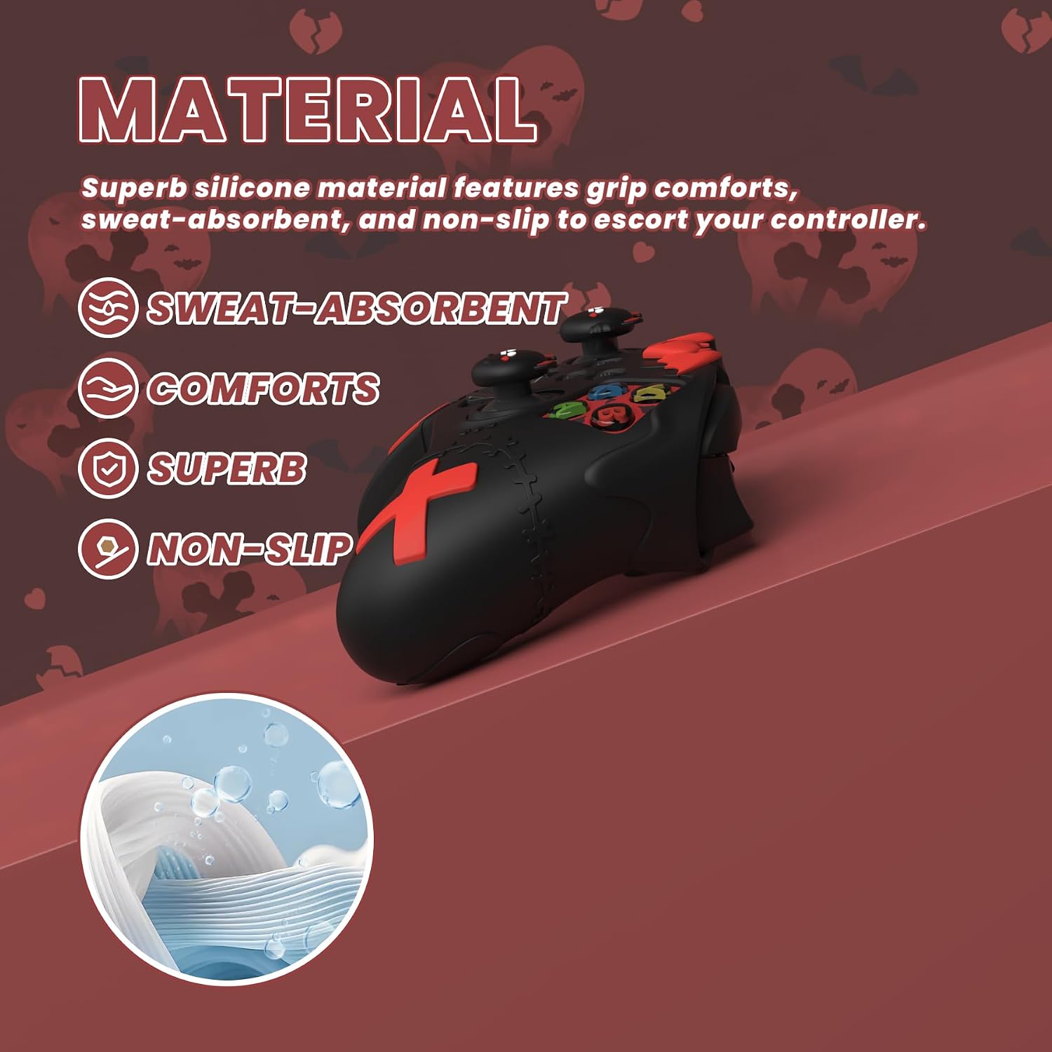 Thumbnail 3 de PlayVital Cute Silikon Hülle für Xbox Series X/S Controller
