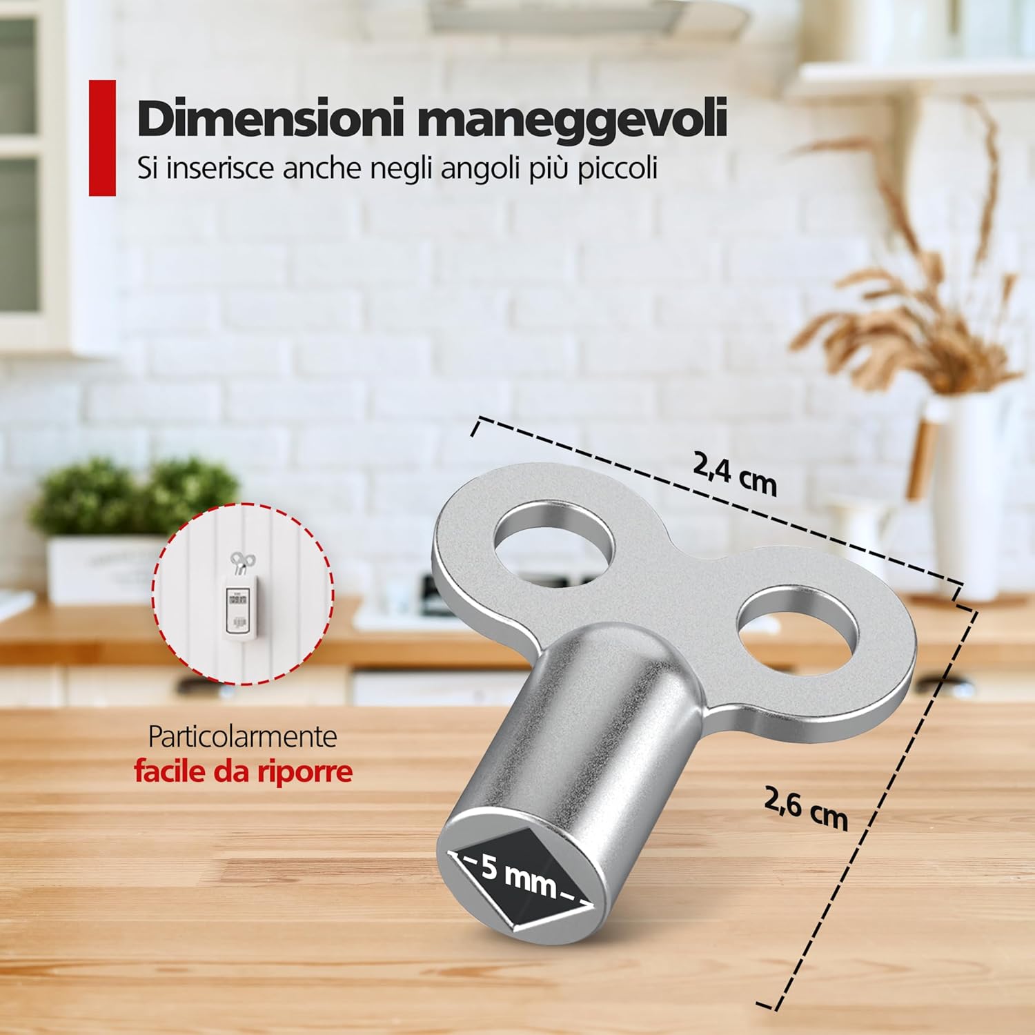 Thumbnail 1 de RAVN HAMAN set da 3 chiavi per sfiato termosifoni in alluminio