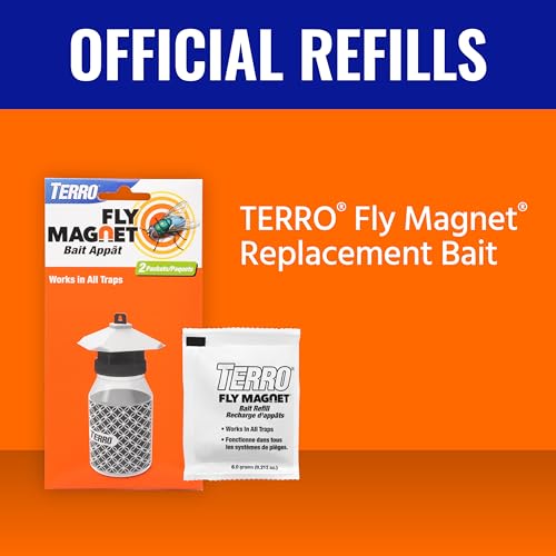 Thumbnail 7 de TERRO Fly Magnet Trap: Reusable, Poison-Free Outdoor Fly Catcher with Bait