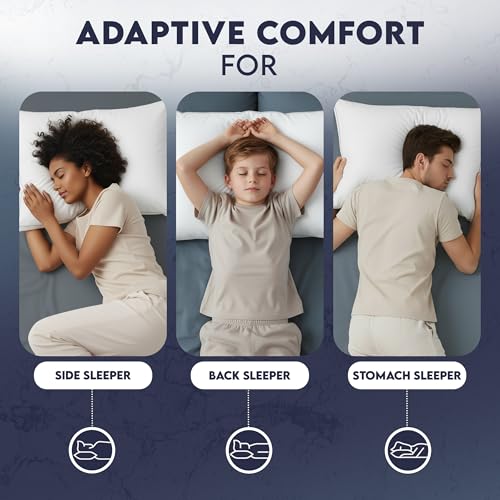Thumbnail 3 de Utopia Bedding Gusset Bed Pillow, Hotel-Quality Comfort (Queen, Set of 2)