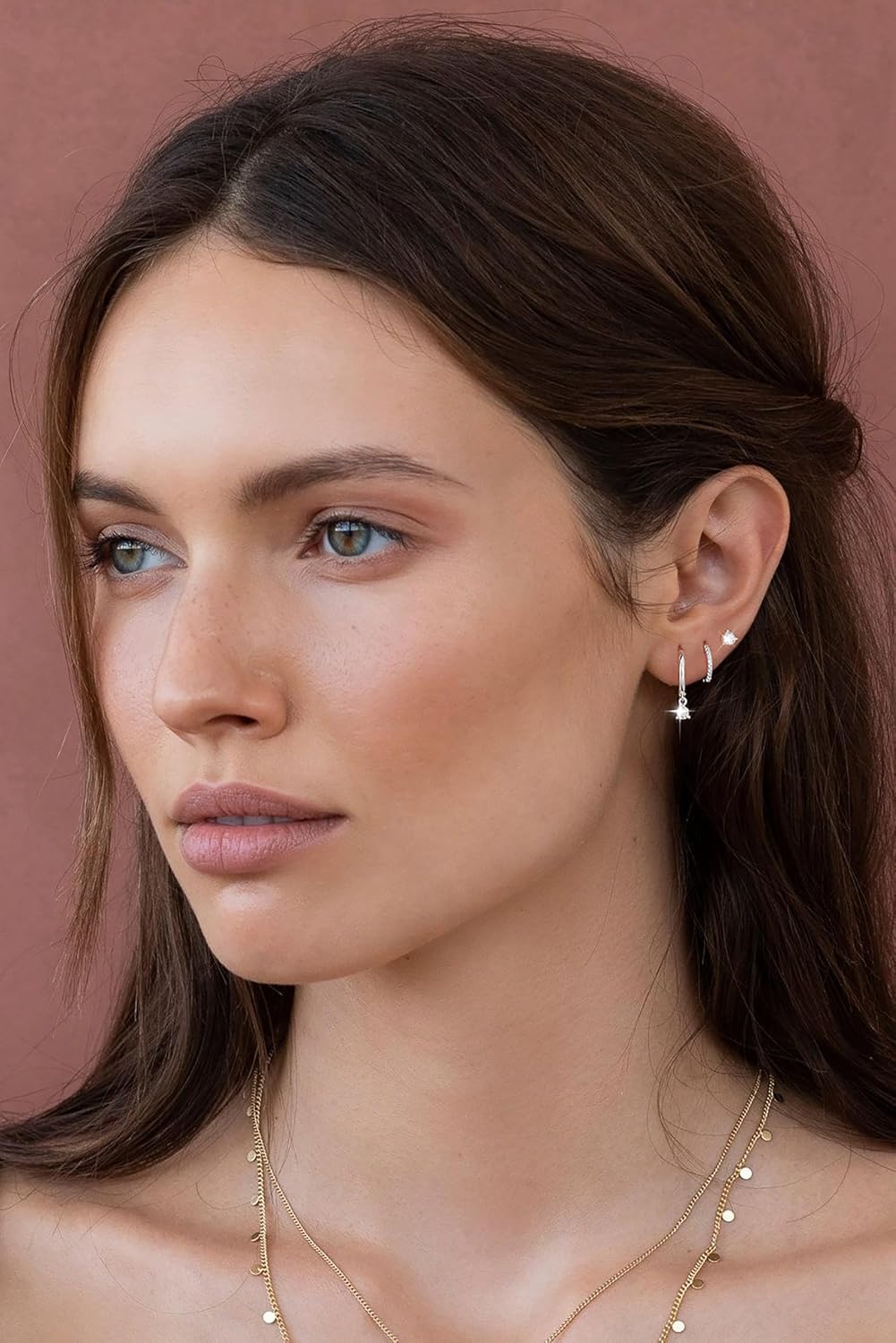 Detalle 2 de Freekiss Hoop Earrings Set, 3 Pairs