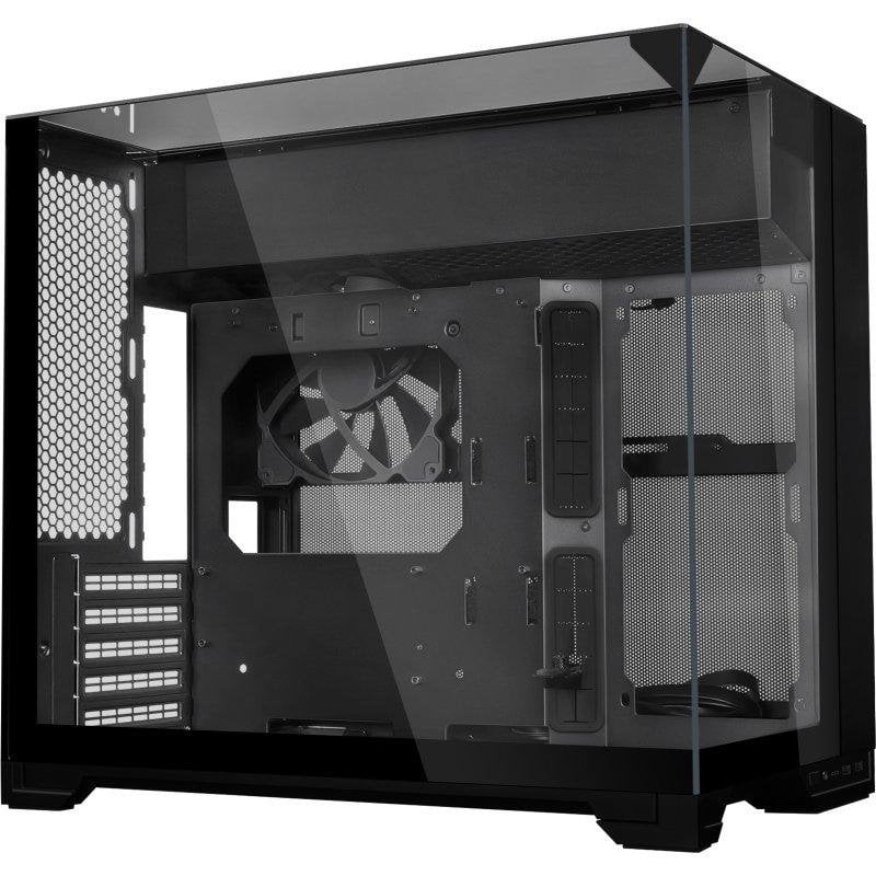 Detalle de Caja PC Lian Li O11 Vision-M Negra Mini-ITX/M-ATX: triple panel de vidrio y flujo de aire optimizado