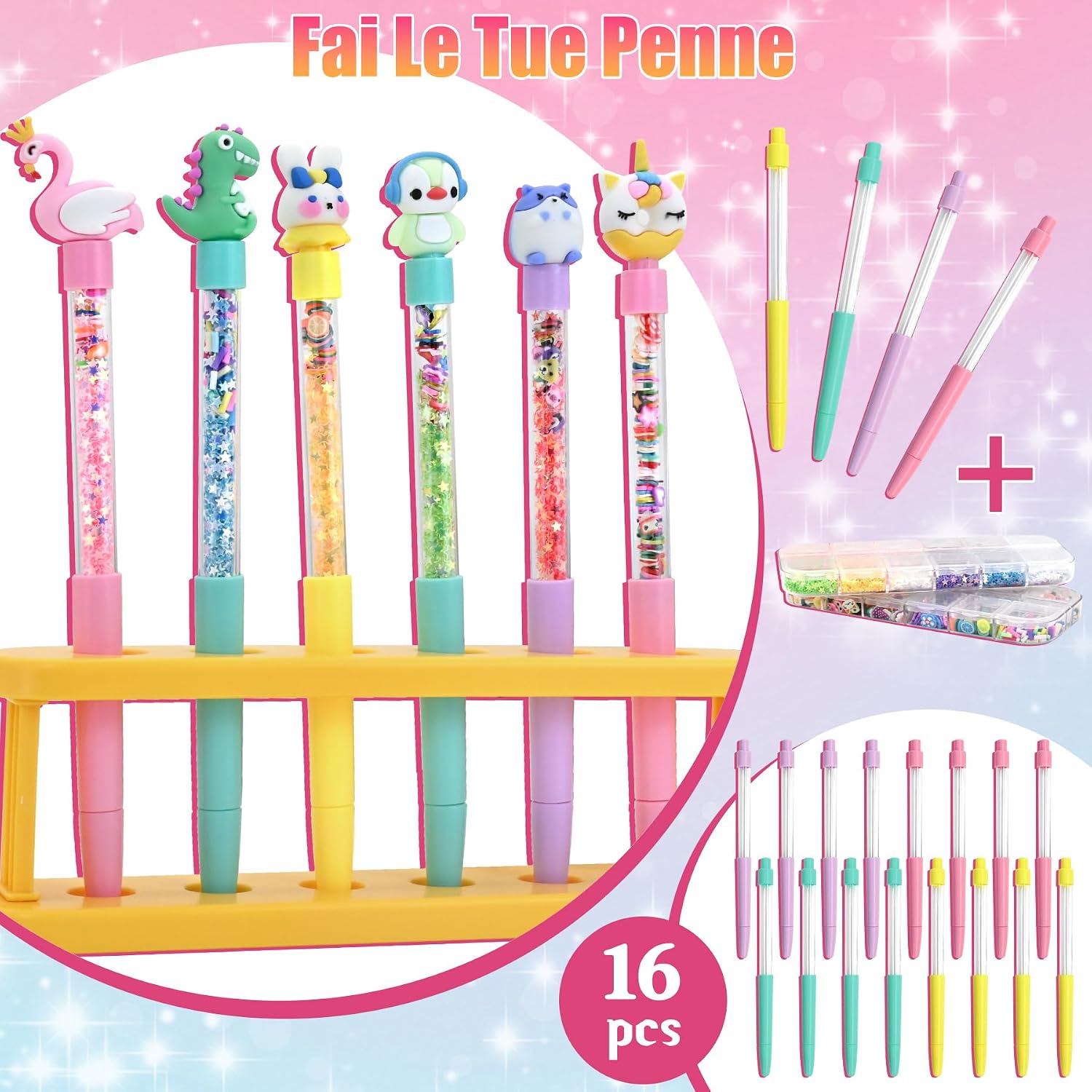 Thumbnail 1 de FEMBW Laboratorio delle Penne: kit manualità per bambini con accessori e ricariche