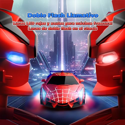 Thumbnail 2 de Coche Teledirigido Mirthigig Transform 2 en 1 (2,4 GHz) con robot y rotación 360°