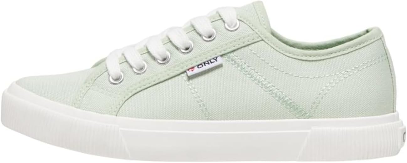 Thumbnail 6 de ONLY Damen Onlnicola Canvas Sneaker Noos – Damen-Sneaker aus Canvas mit mandelförmiger Zehenform
