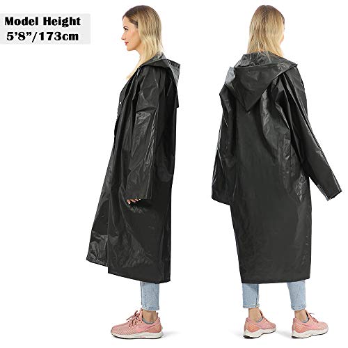 Thumbnail 5 de Opret chubasquero impermeable unisex con capucha y mangas (2 piezas)