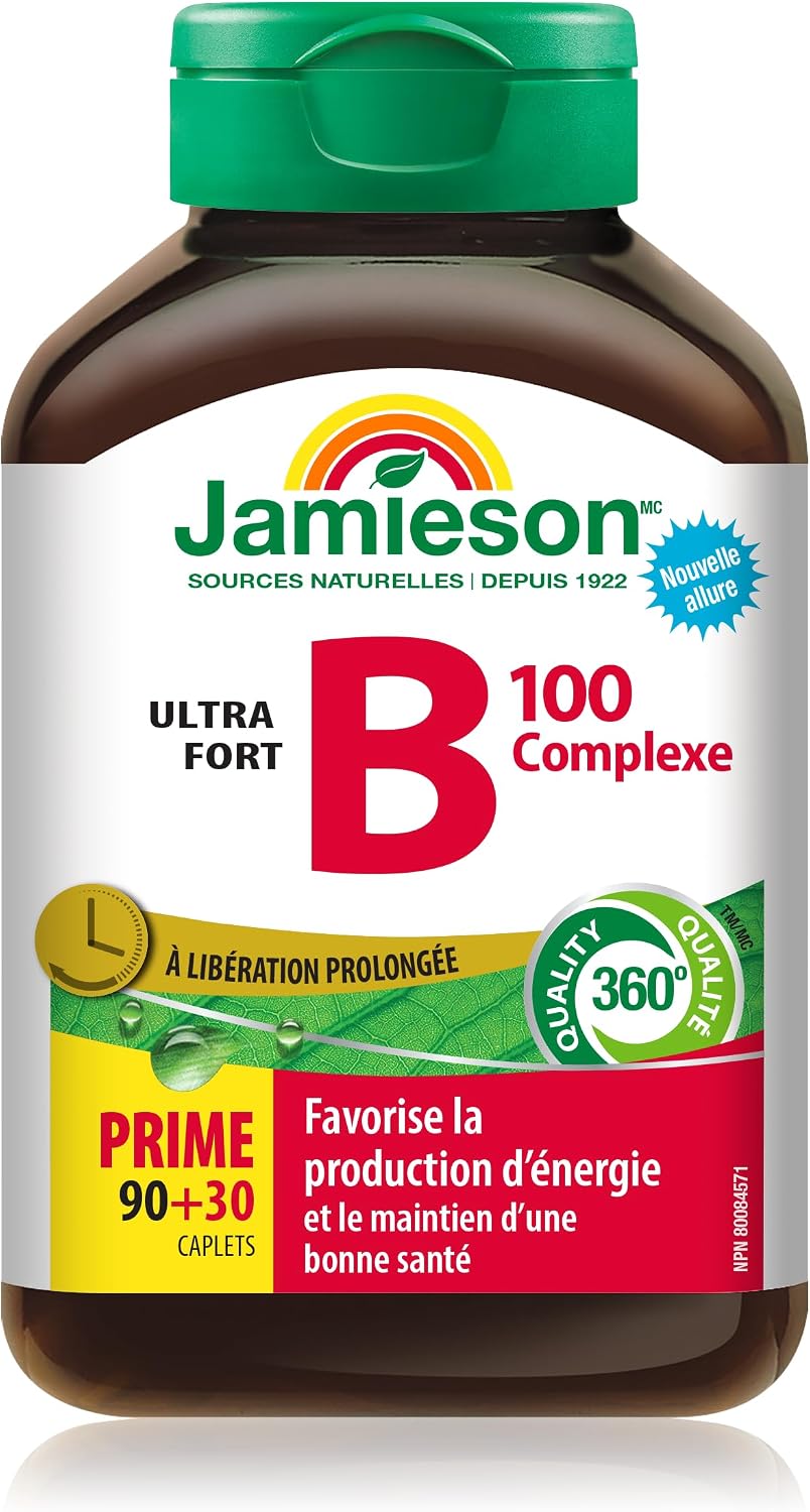 Detalle 2 de Jamieson B100 Complex 64642025487 Timed-Release Caplets, 120 Count