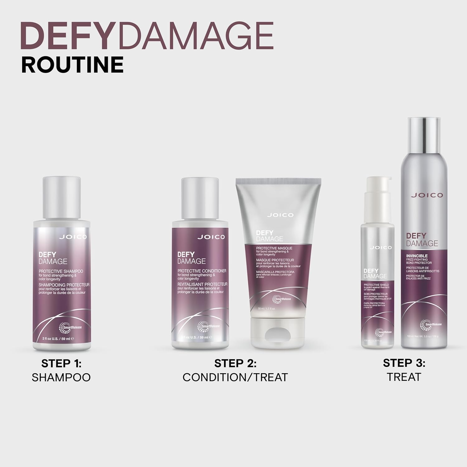 Thumbnail 6 de Joico Defy Damage Protective Shampoo, Sulfate-Free Color Care