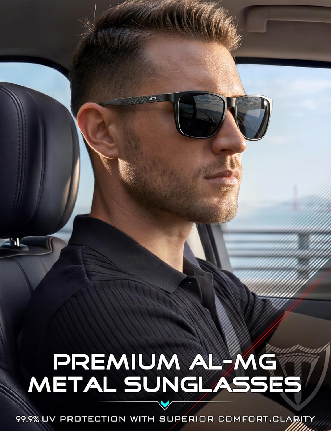 Detalle de Polarised UV400 driving sunglasses