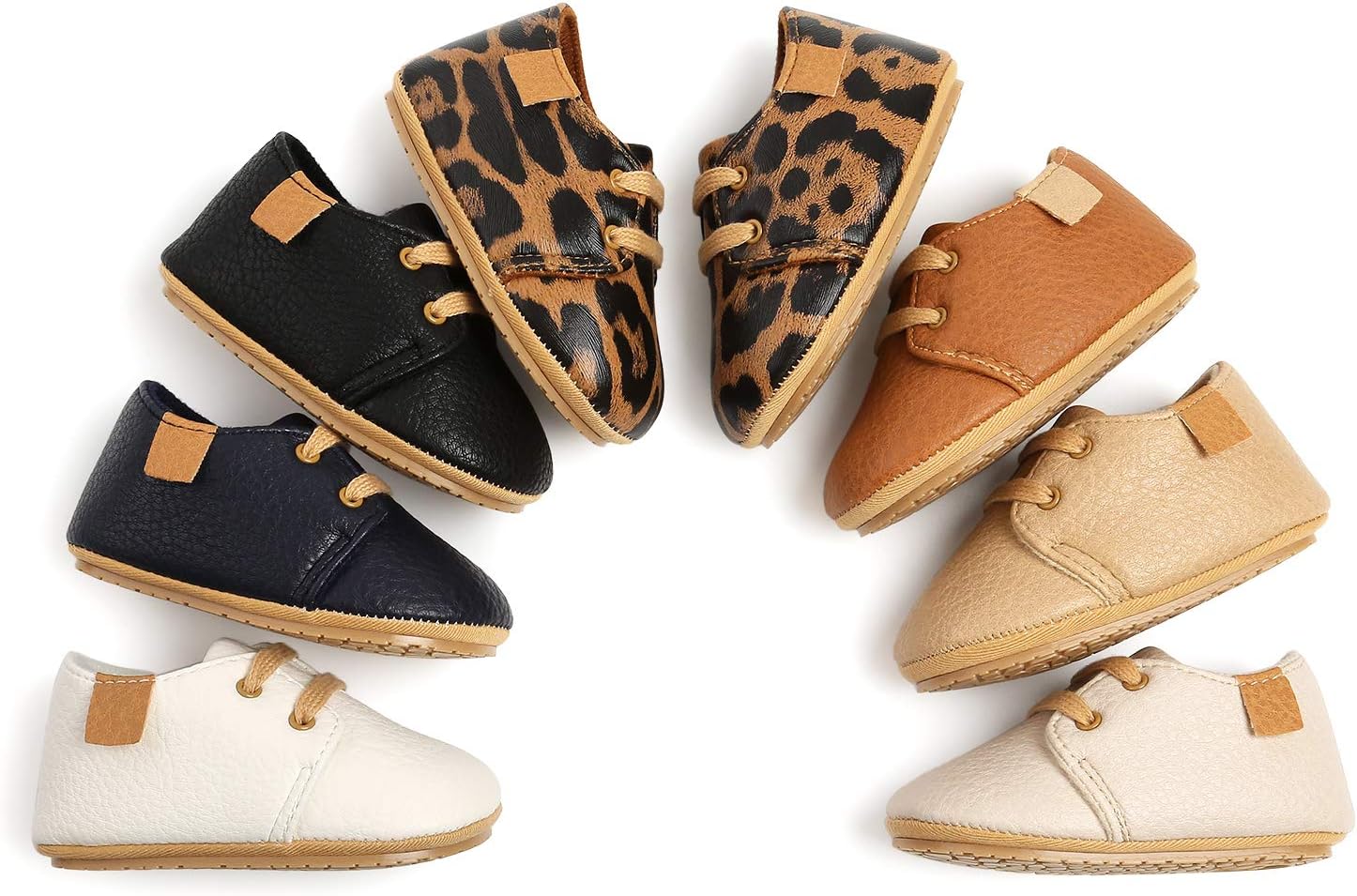 Detalle de RVROVIC Baby Sneakers: Anti-Slip Oxford Flats for Infants and Toddlers