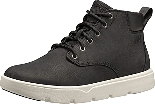 Detalle de Helly Hansen Pinehurst Leather, botas de hombre de piel impermeables negras, 42.5