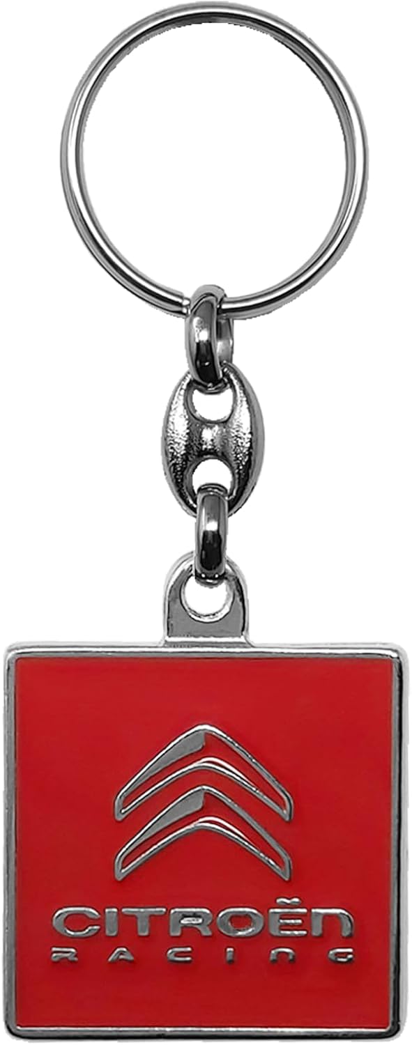 Detalle de Porte-clés officiel en métal 4R Quattroerre.it pour Citroën Racing – Rouge