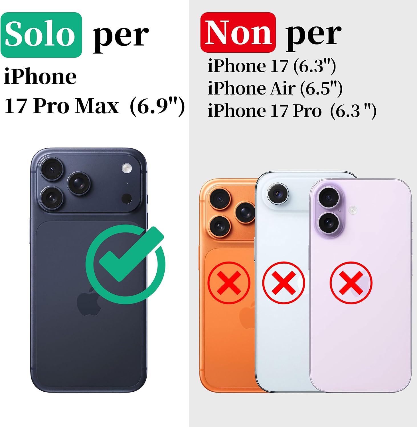 Detalle de Cozycase Cover TOP Antiurto IP68 per iPhone 17 Pro Max – Custodia rugged impermeabile