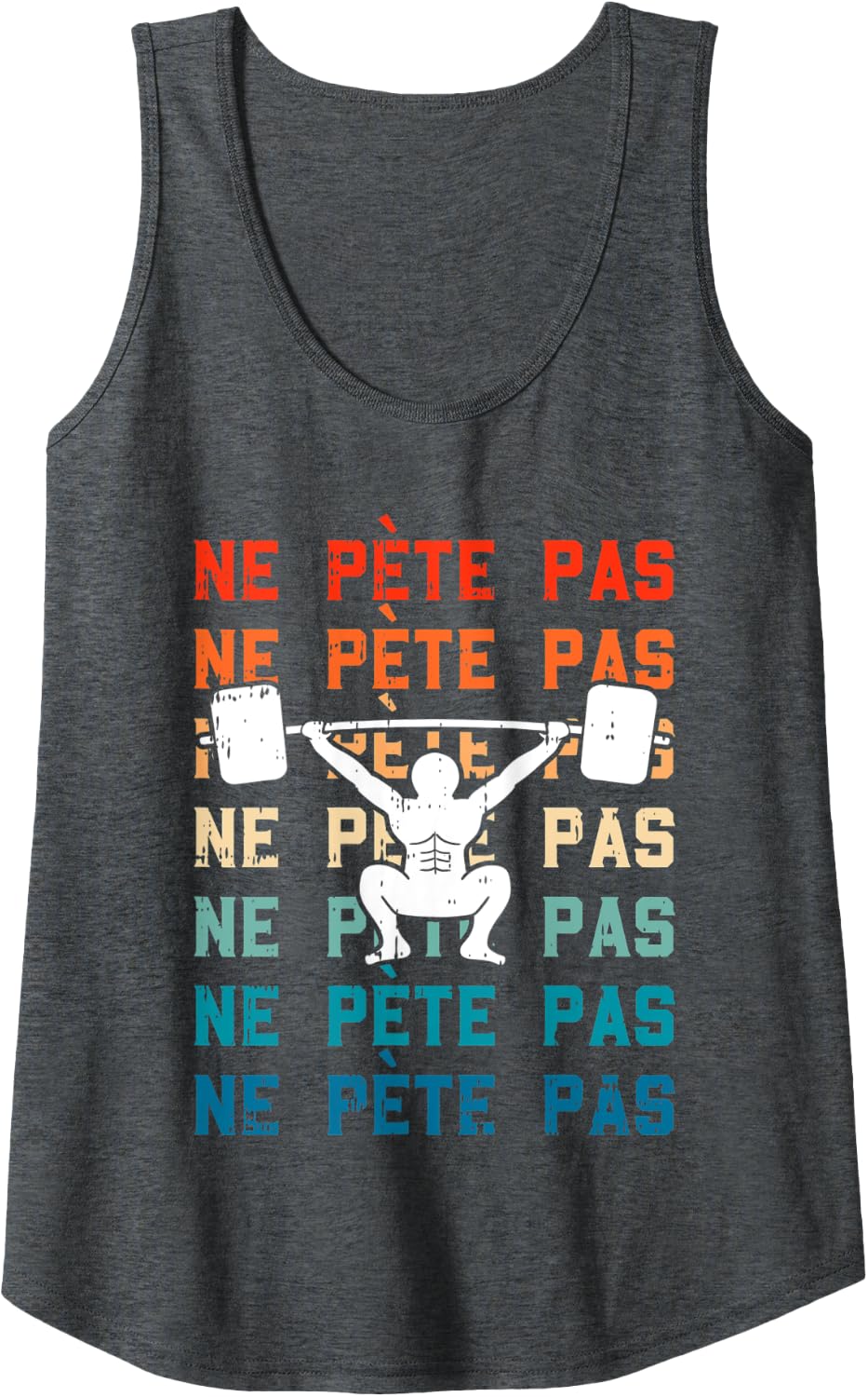 Thumbnail 6 de Ne Pète Pas Squat Débardeur Muscu Humour