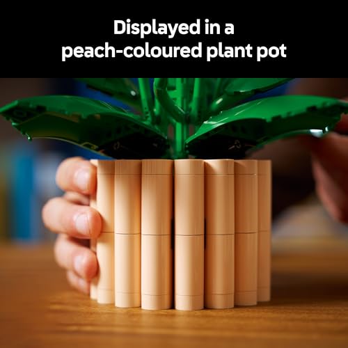 Detalle de LEGO Botanicals Peace Lily (11504): A Thoughtful DIY Artificial Plant Build for Adults