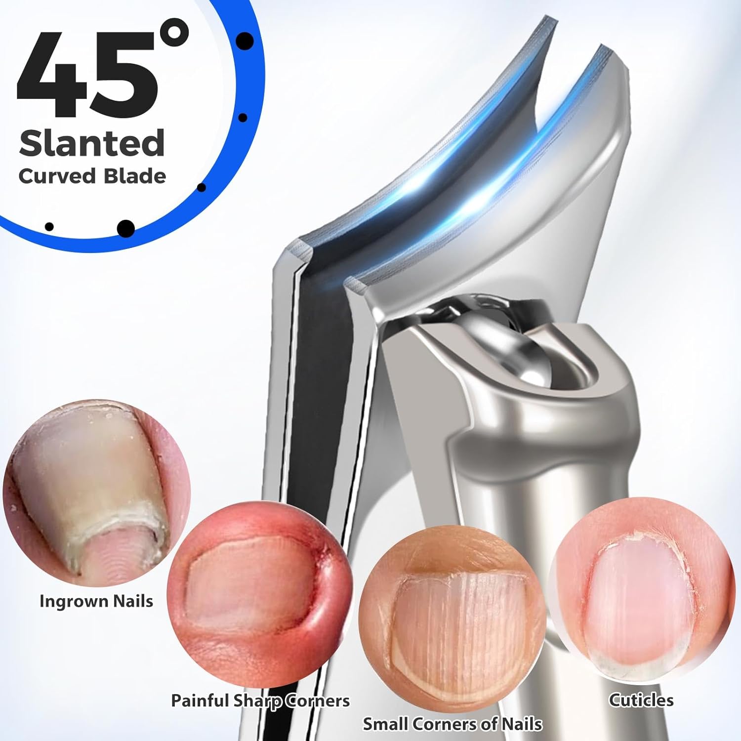 Detalle 2 de Toenail Clippers for Seniors 16mm wide opening ✂