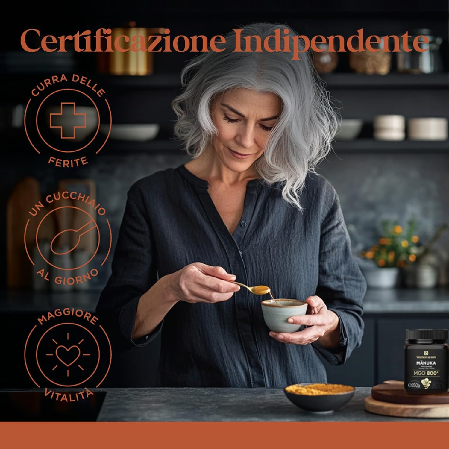 Thumbnail 2 de Watson & Son Miele Manuka MGO 800+ 500 g 🍯