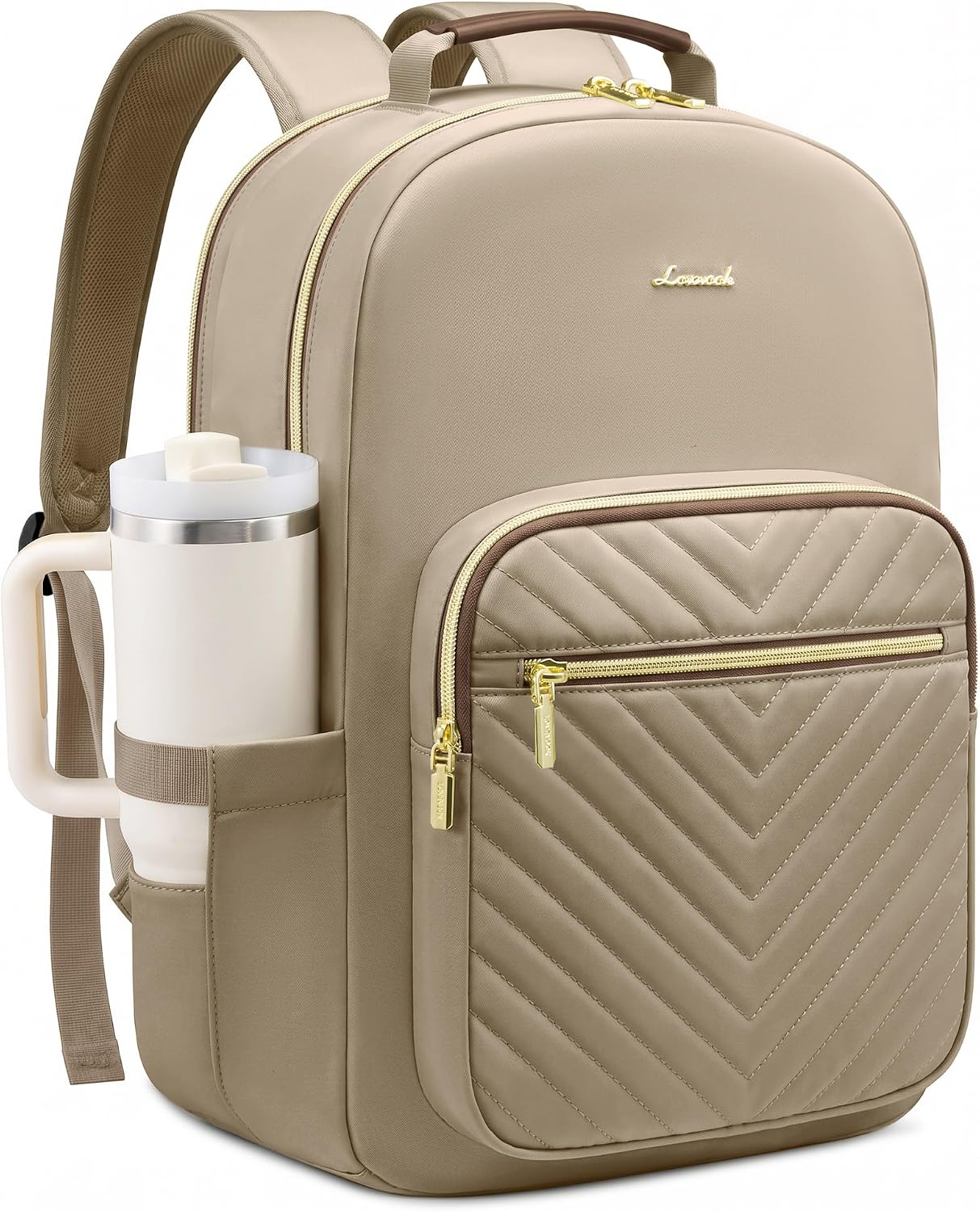 Detalle de LOVEVOOK Women’s Laptop Backpack with Padded 17.3-Inch Laptop Compartment