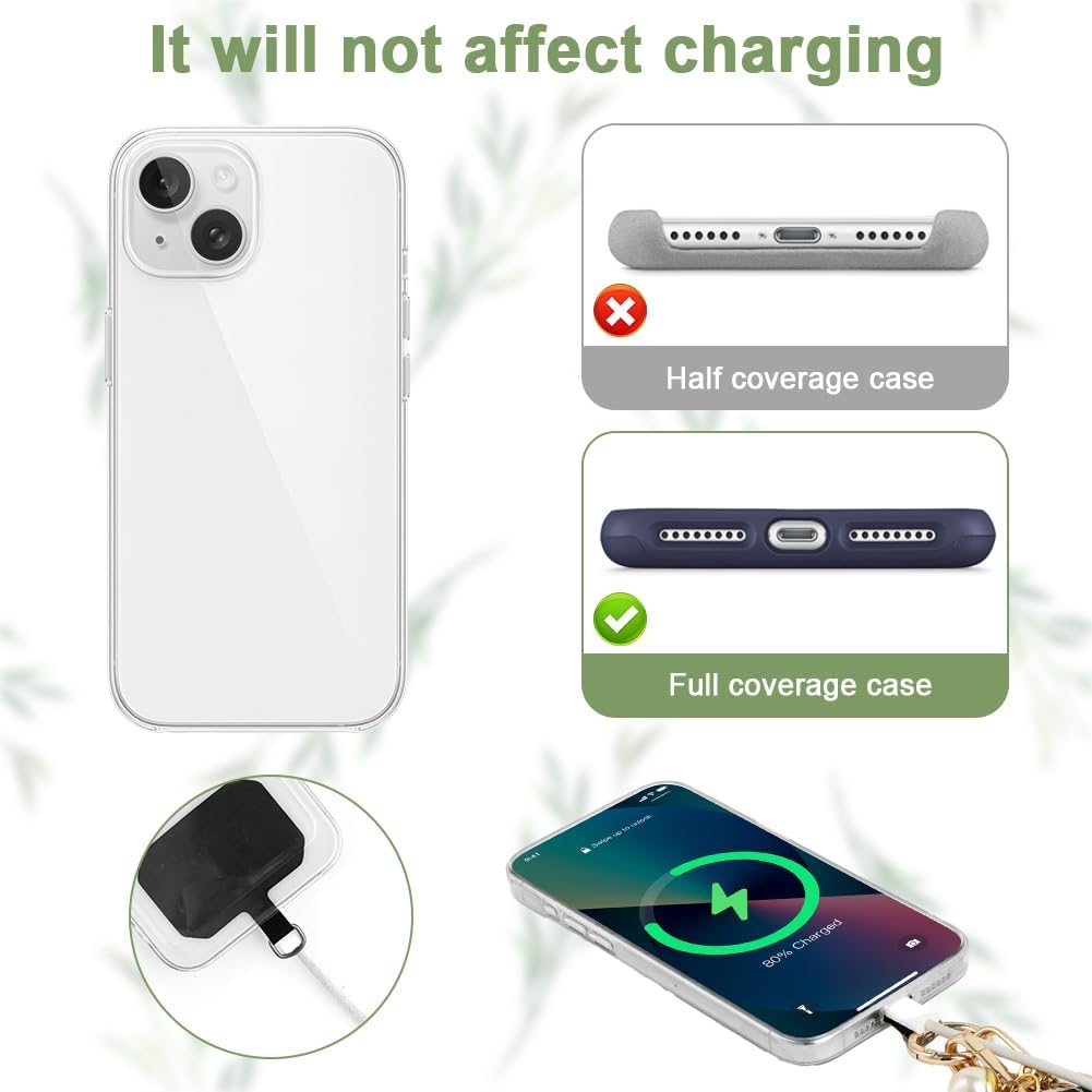 Detalle de Flintronic Lanière de Téléphone universelle pour Housse – Cordon réglable et élégant