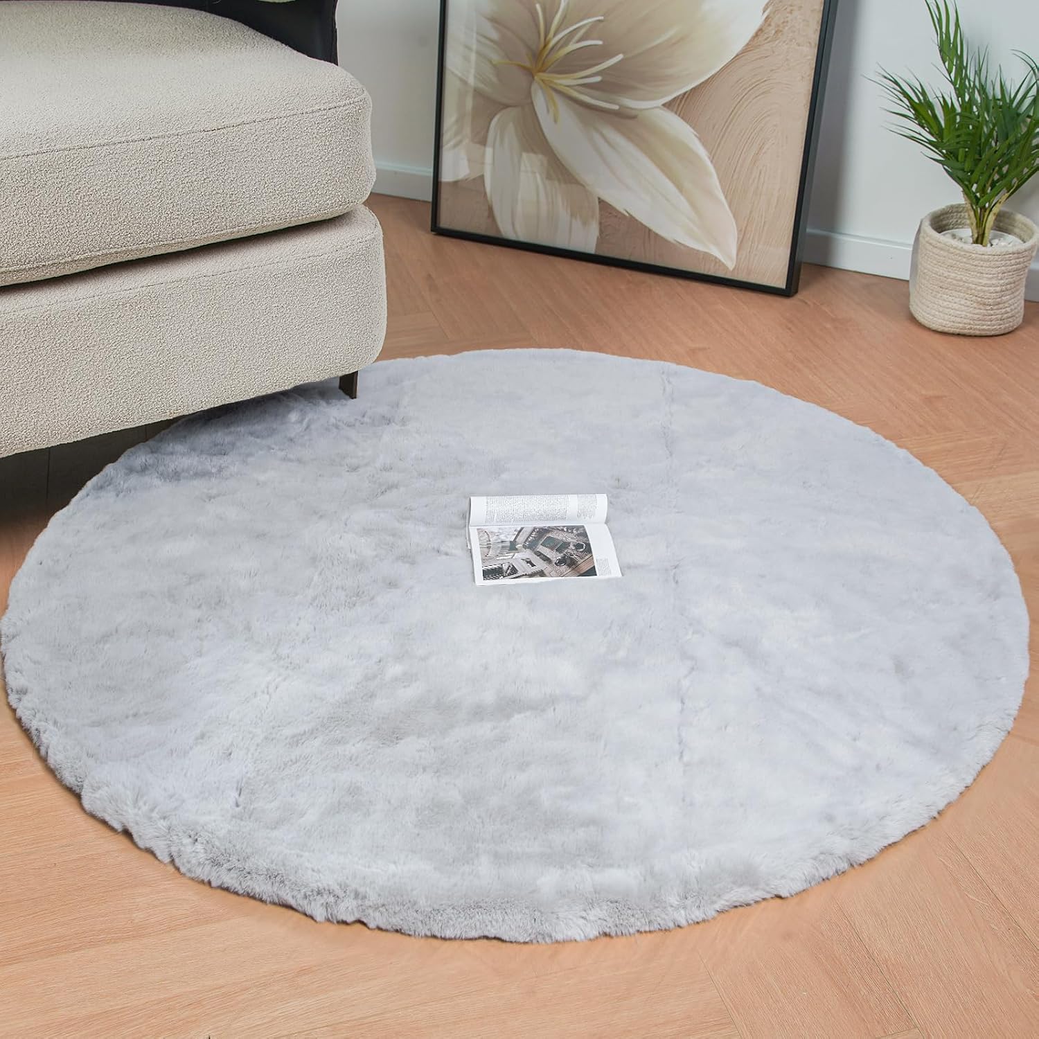 Detalle de ORINOVA Runder Teppich 120 cm 🛋