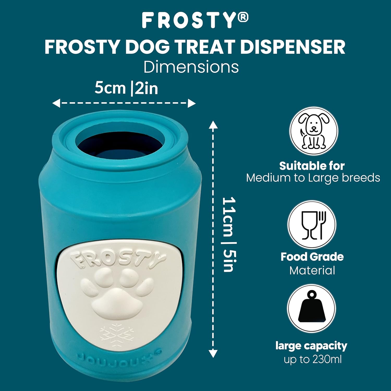 Thumbnail 3 de Joujoux Frosty interactive dog toy 230 ml