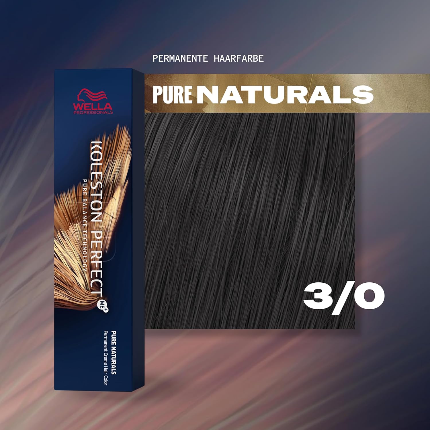 Thumbnail 1 de Wella Professionals Koleston Perfect Pure Naturals 3/0 Dunkelbraun – permanente Haarfarbe (60 ml)