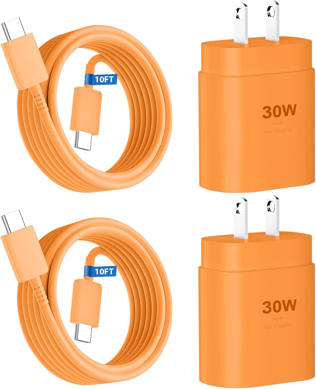 Thumbnail 6 de Phone 16/15 Charger Fast Charging 30W with 10ft USB-C Cable (2-Pack)