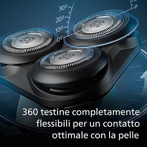 Detalle de Rasoio Elettrico Philips serie 5000 S5465/18 – Wet & Dry, rifinitore di precisione e custodia da viaggio