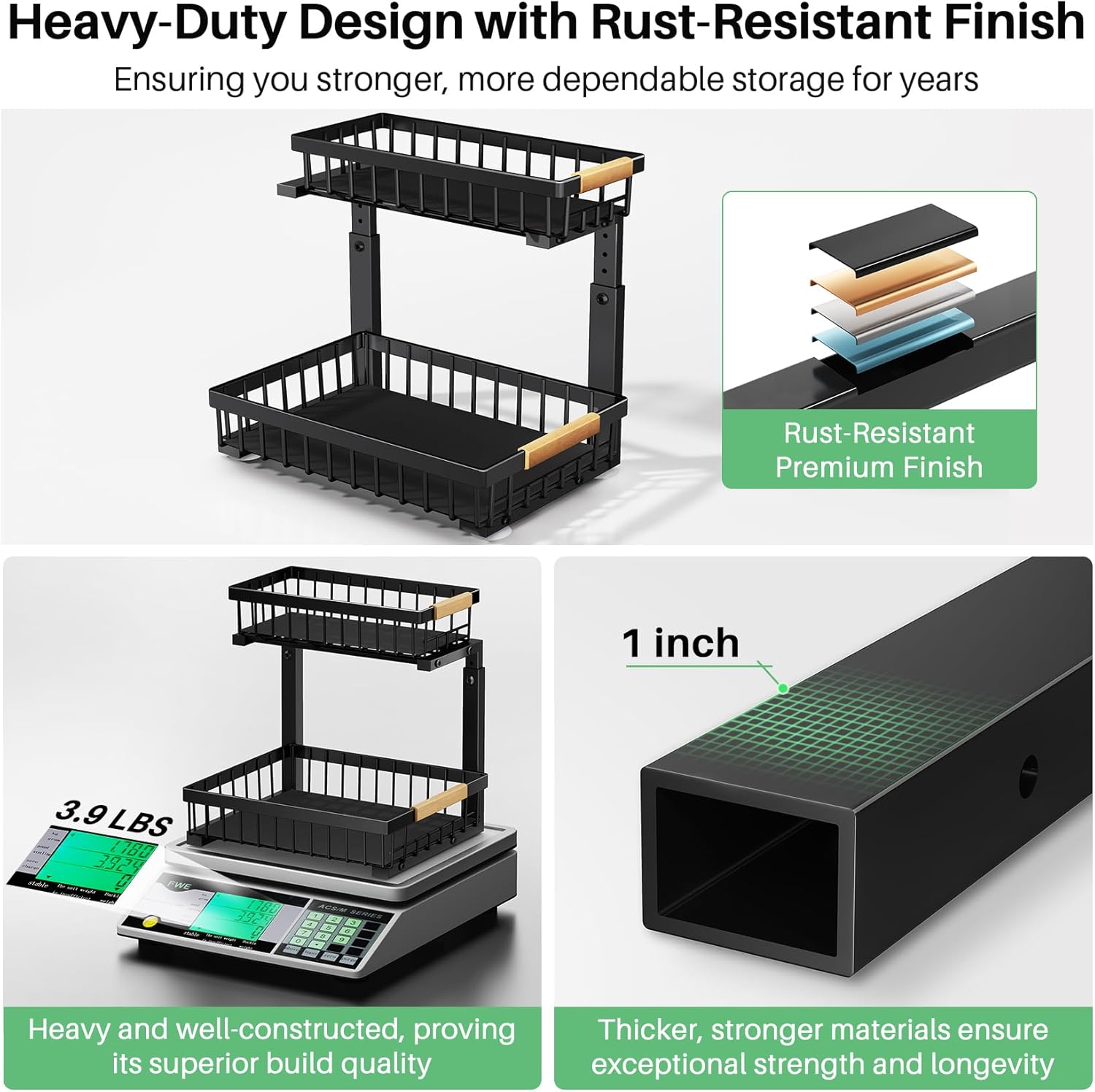 Thumbnail 4 de Under-Sink Sliding Organizer 2-Pack 🗄