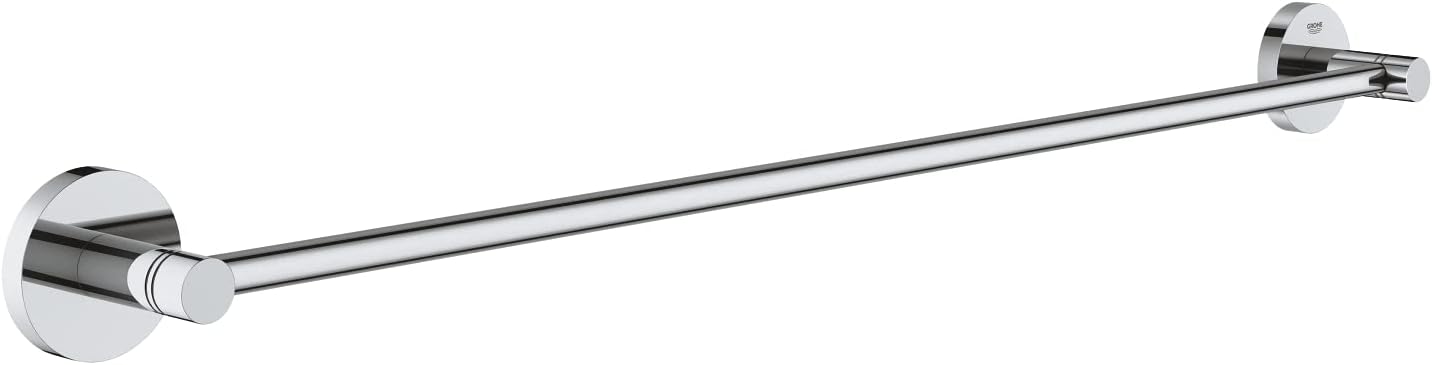 GROHE QuickFix Start: Portasciugamani in metallo con fissaggio nascosto, montaggio facilitato