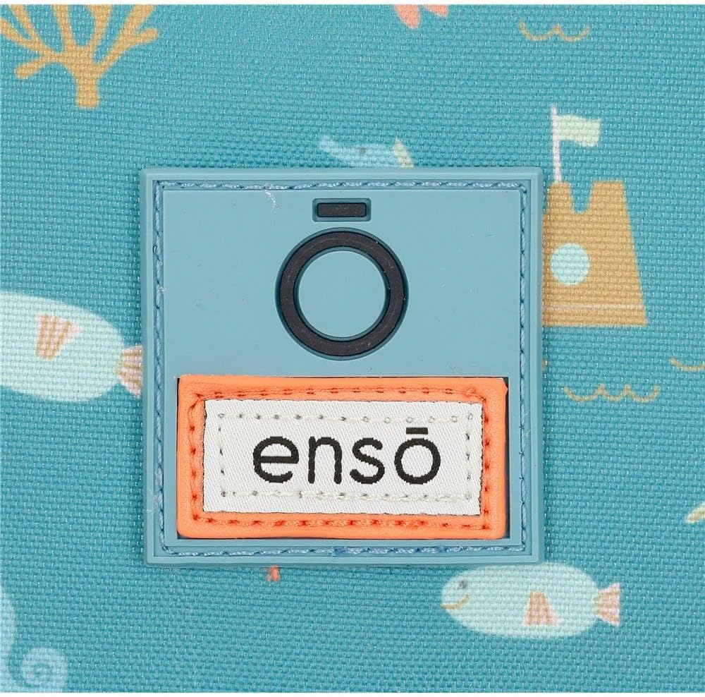 Thumbnail 5 de Astuccio triplo Enso Mr Crab blu in poliestere, 22x12x5 cm