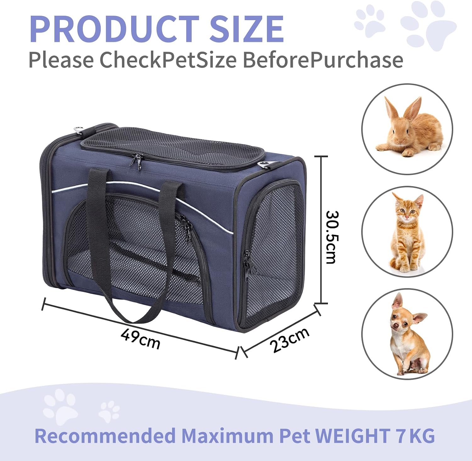 Thumbnail 3 de Petsfit Transporttasche für Katze und Hund