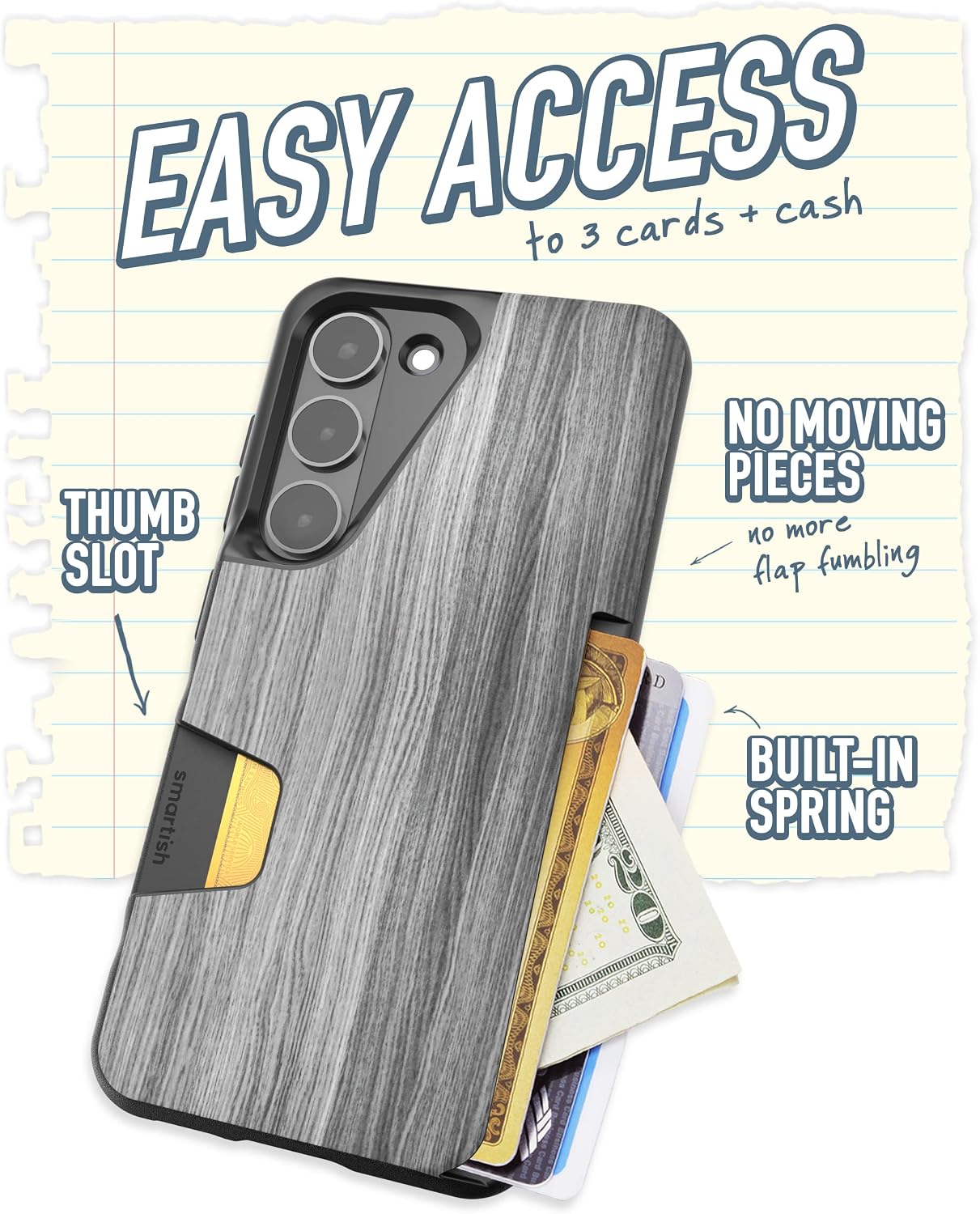 Thumbnail 1 de Smartish Galaxy S23 Wallet Case