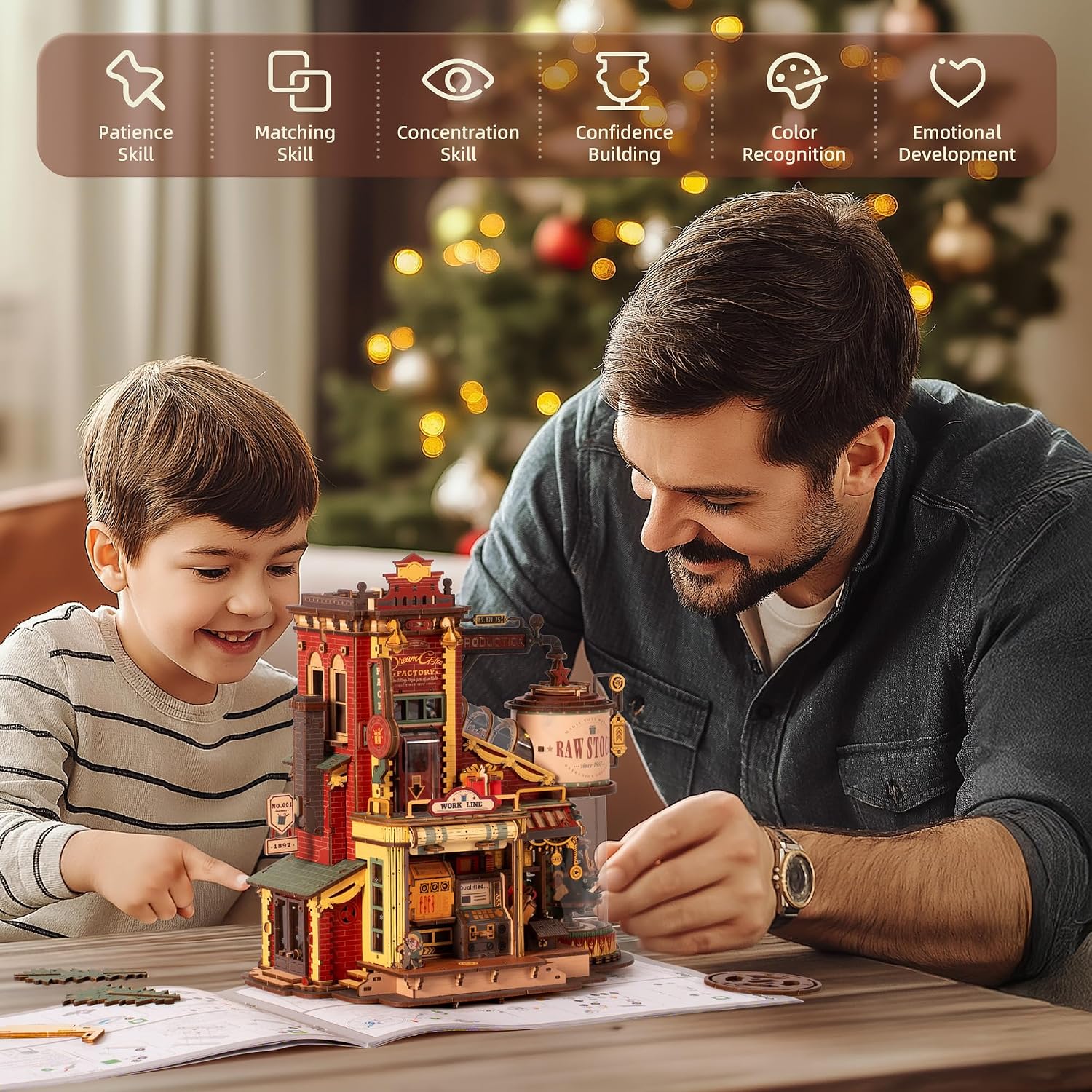 Thumbnail 6 de Robotime EAB01 3D puzzle kit, 449 pieces