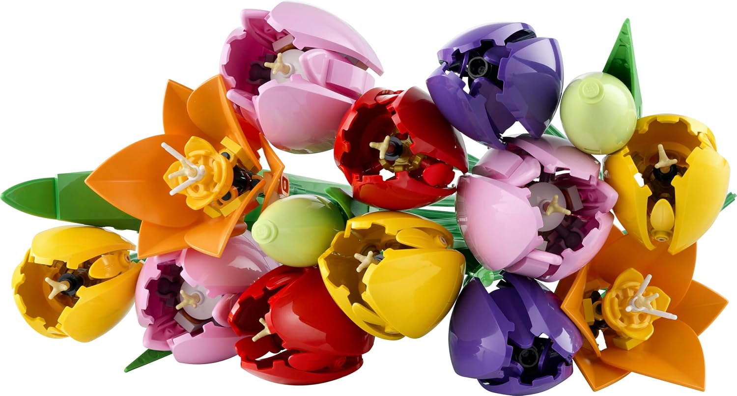 Thumbnail 3 de LEGO Botanicals Tulpenstrauß 14er Set – Kunstblumen für Zuhause