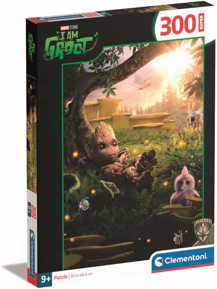 Detalle 2 de Clementoni I Am Groot Puzzle 300 Teile 48,5 x 33,5 cm