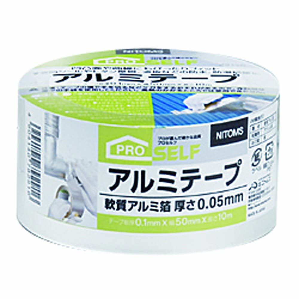 Detalle de ニトムズ PROSELF J3130 アルミテープ 幅50mm×長さ10m×厚さ0.1mm