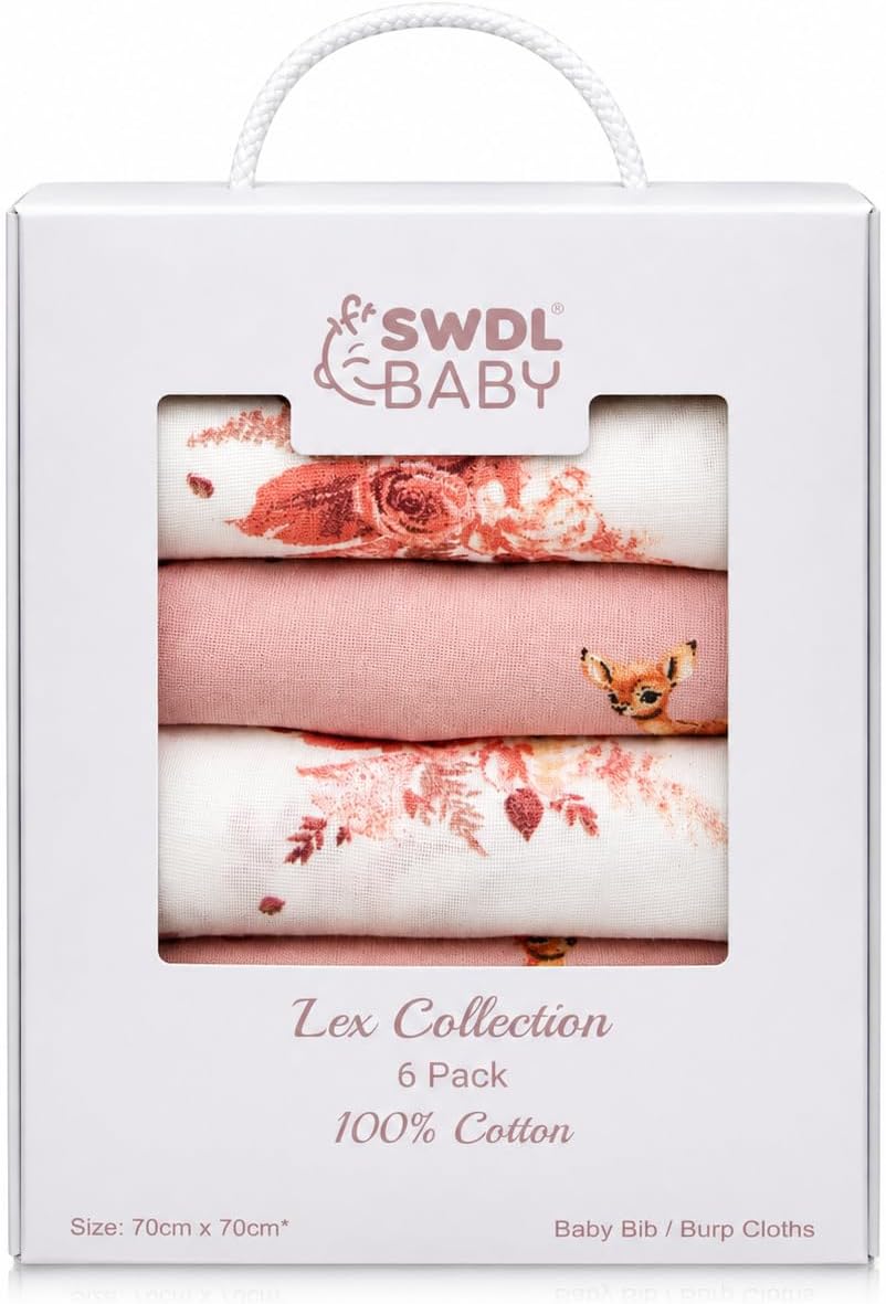 Lex Collection Large Muslin Cloths 70 x 70 cm 🧣
