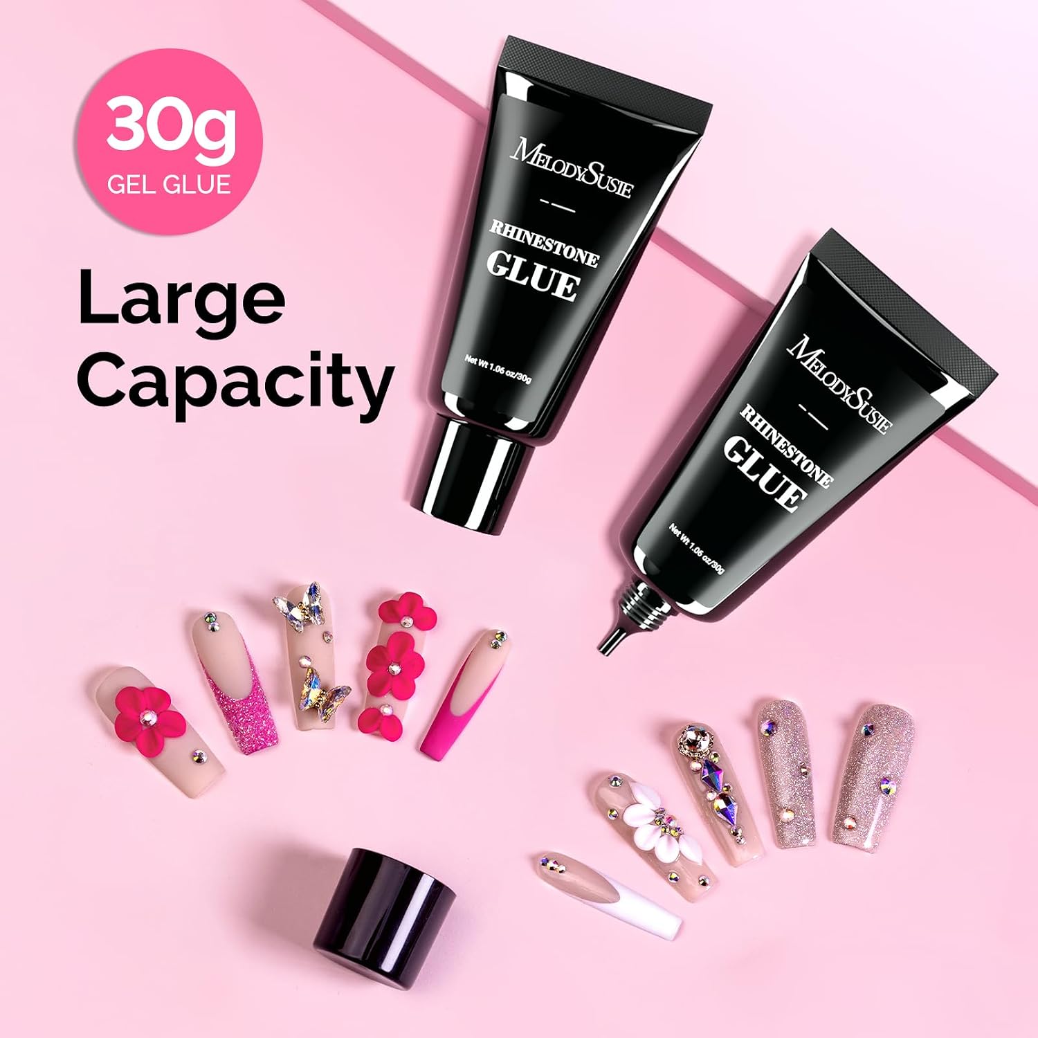 Detalle 2 de MelodySusie Nail Art Glue Gel 60g