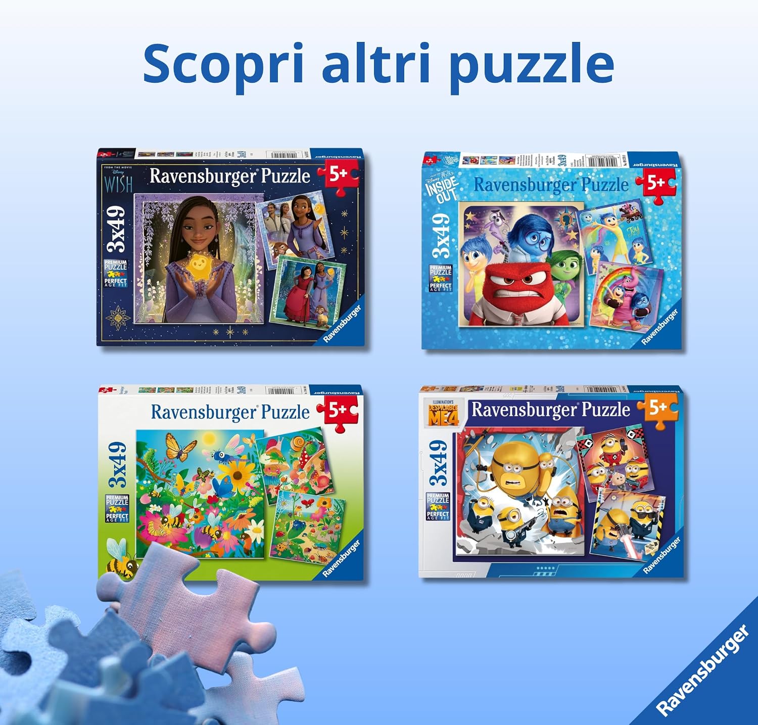 Thumbnail 4 de Ravensburger Puzzles Miraculous 3 confezioni da 49 pezzi 🧩