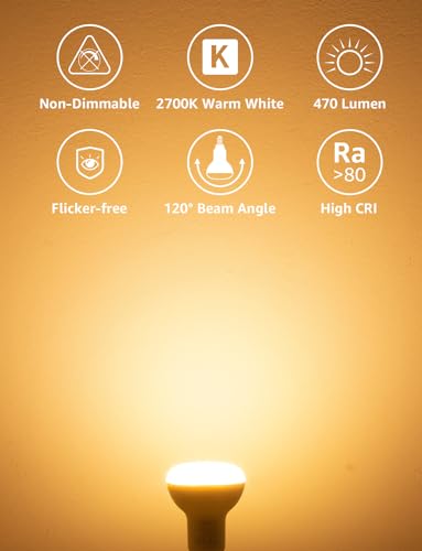 Thumbnail 1 de Lepro R50 E14 LED Light Bulb, Warm White 2700K – Pack of 5