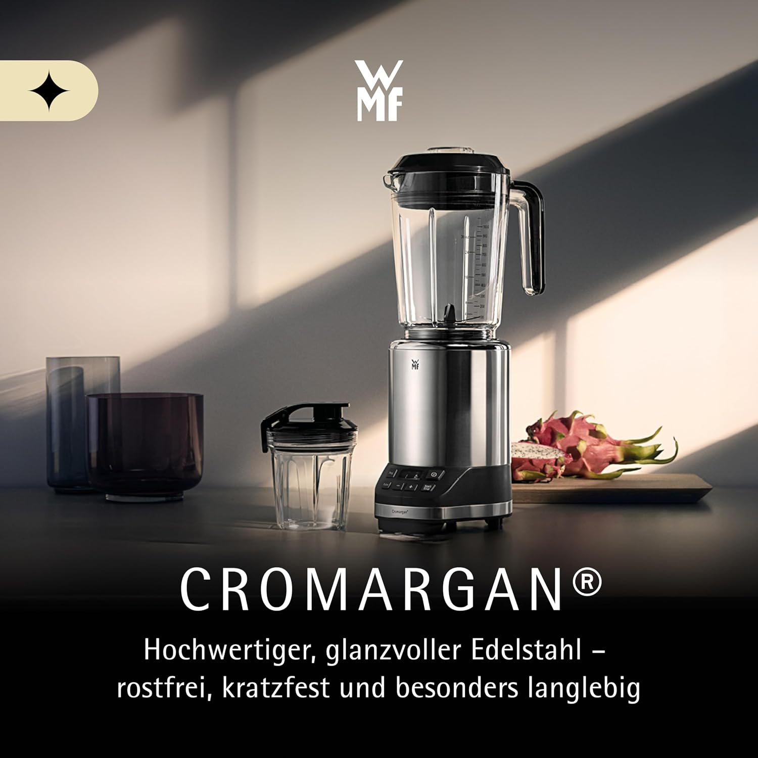 Thumbnail 4 de WMF Kult Pro Multifunktionsmixer Hochleistungsmixer – 1200 W, 30.000 U/min, 4 Mixbehälter inkl. ToGo-Verschluss