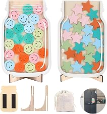 Detalle de Smiley Face Reward Jar for Kids ⭐✨ jar