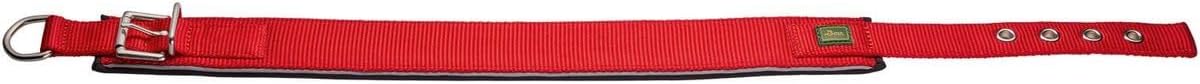 Detalle 2 de HUNTER Hundehalsband NEOPREN Reflect – roter/schwarzer Reflektor mit weicher Polsterung, Breit 4,5 cm, Größe M-L