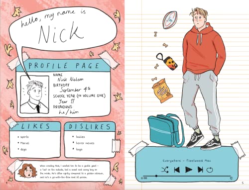Thumbnail 1 de The Heartstopper Yearbook: novela gráfica sobre un amor entre chicos