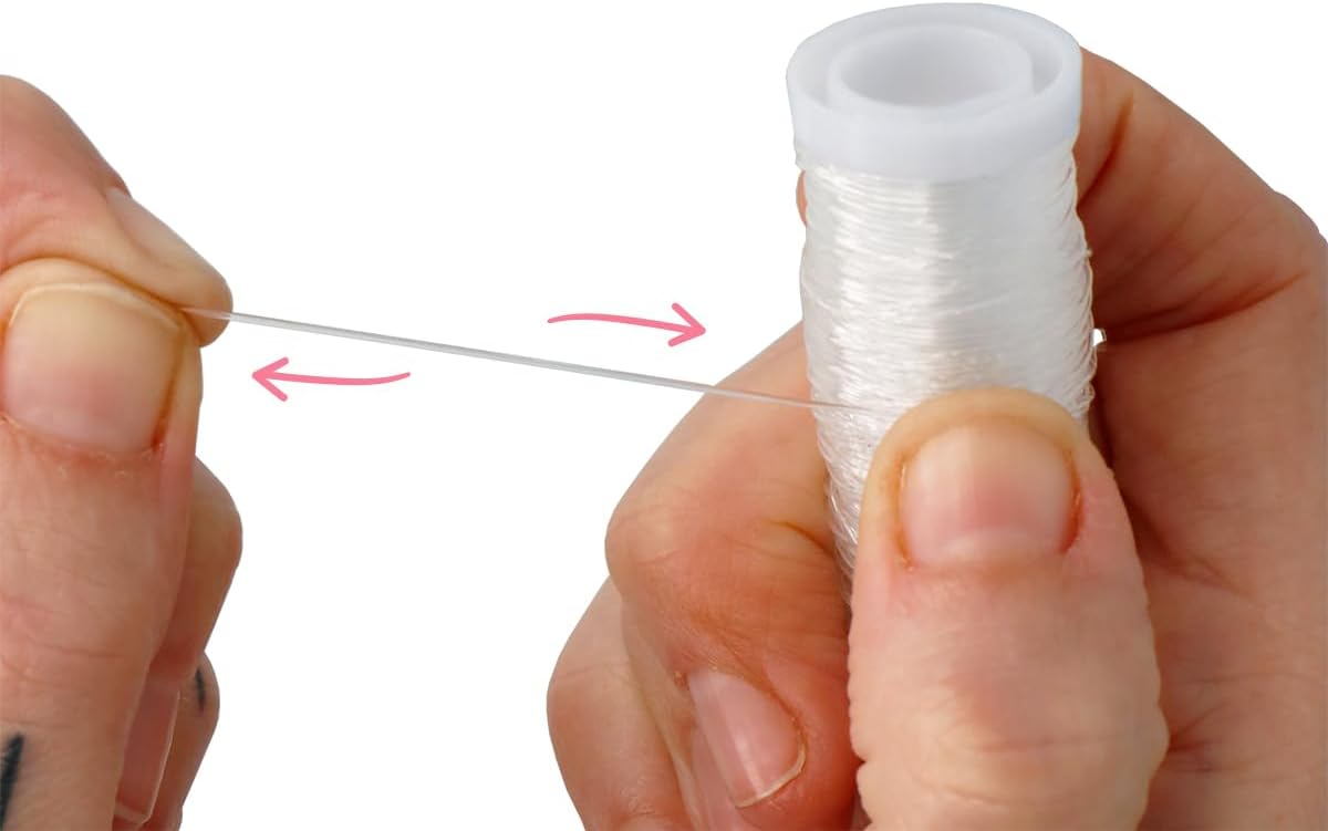 Thumbnail 3 de INNSPIRO E6052-0-50 elastisch nylon koord, transparant, 0,50 mm, 20 m